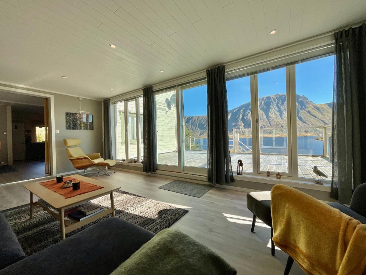 Wildlife Panorama Lofoten Bostad Bagian luar foto